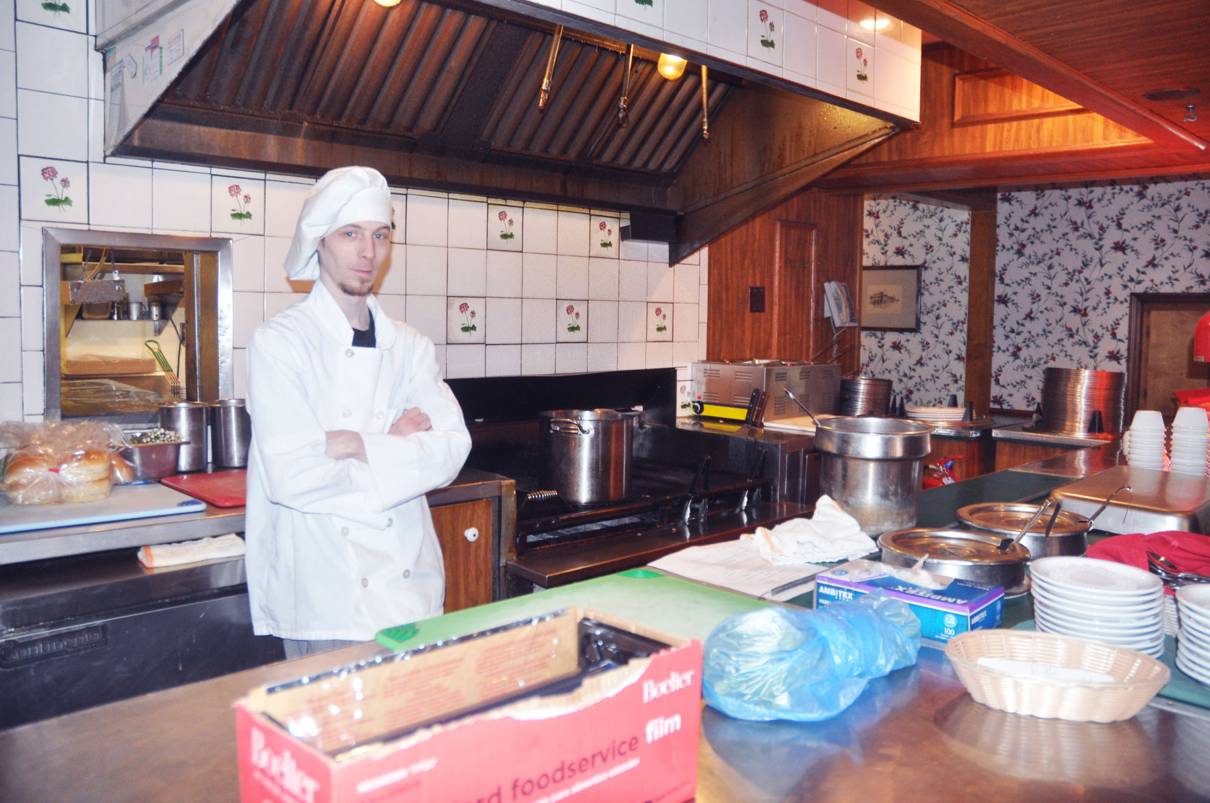Chef Justin Peters at Red Geranium Restaurant